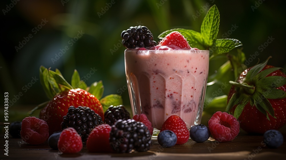 Berry Blast Milkshake Berry Blast Milkshake
