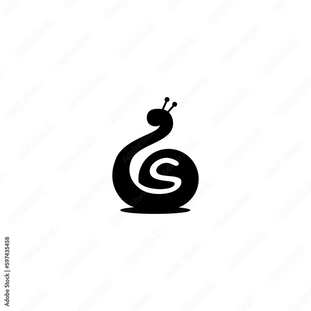 snail vector illustration for an icon,symbol or logo. snail template logo snail vector illustration for an icon,symbol or logo. snail template logo