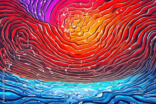 Abstract background with mu...