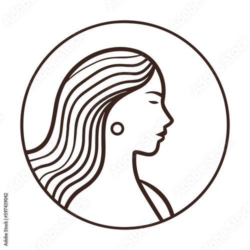 Beauty woman logo