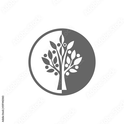 Tree of life icon isolated on transparent background