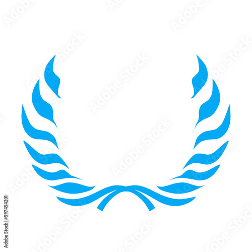 Un Peacekeepr Blue Wreath Leaves 
