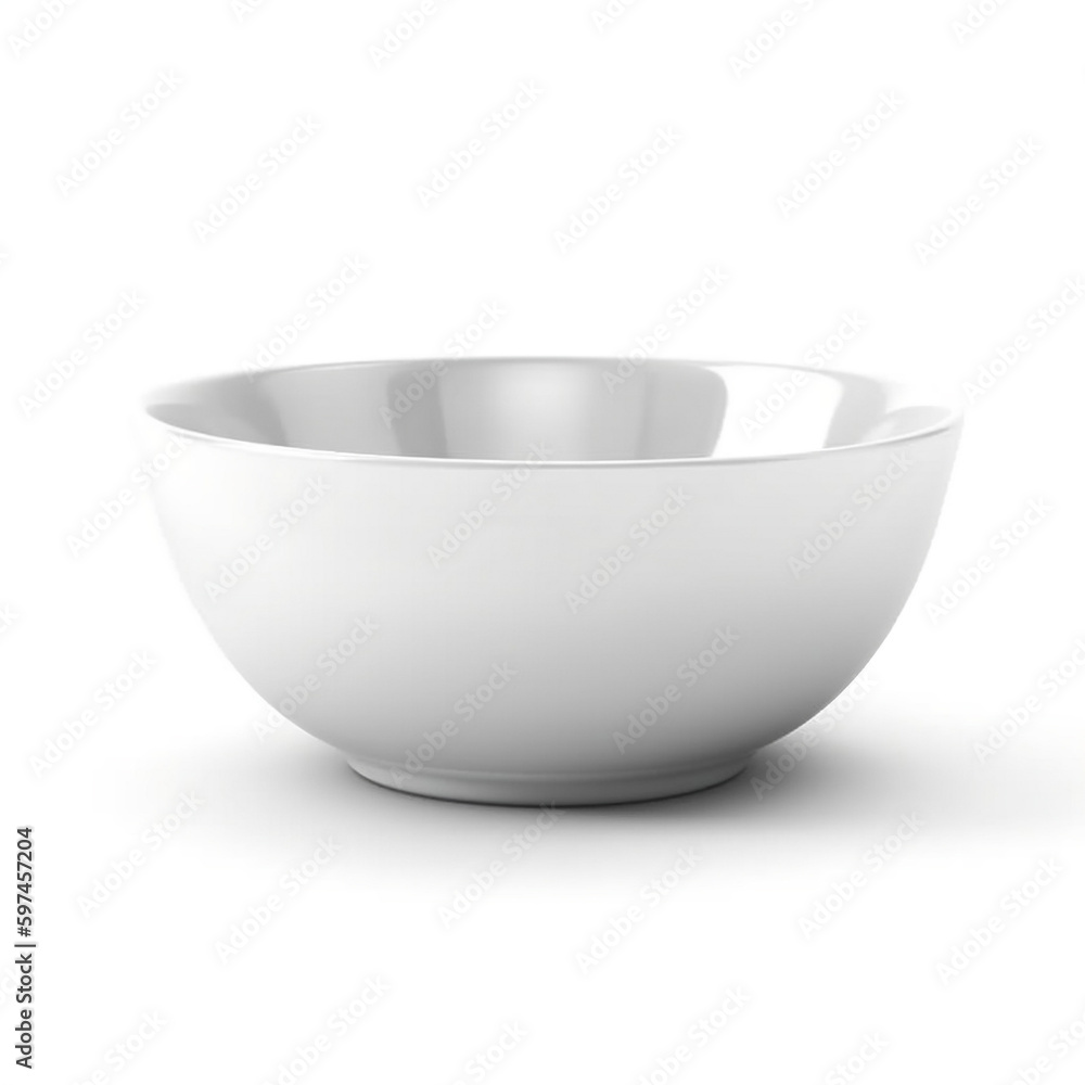 white bowl isolated on white, ai generated white bowl isolated on white, ai generated
