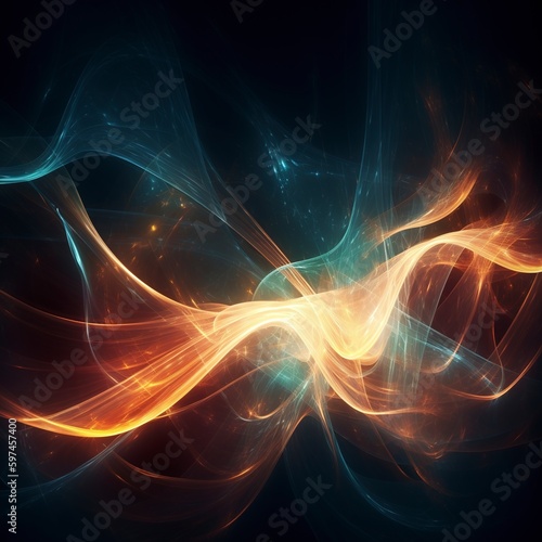 abstract fractal background.
