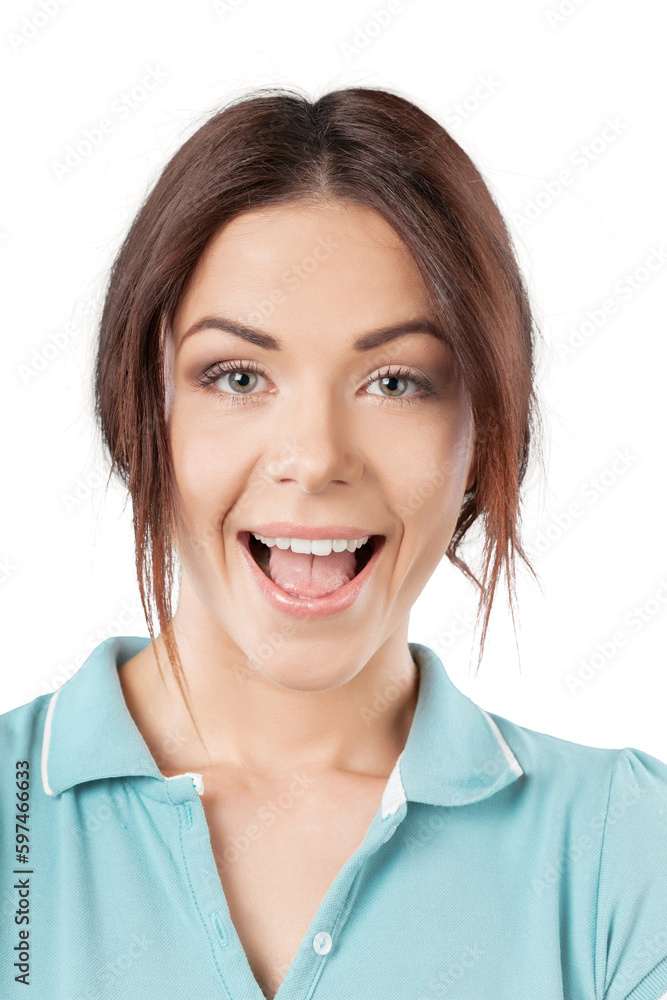 Beautiful young girl face expressions Beautiful young girl face expressions