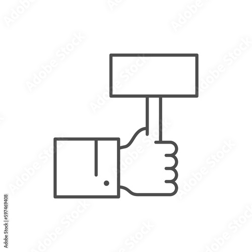 Make bid line outline icon
