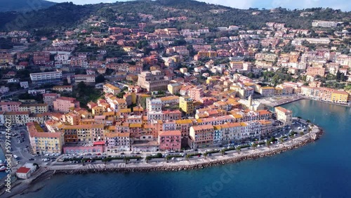 Sanny day in Santo Stefano,bird's eye view photo