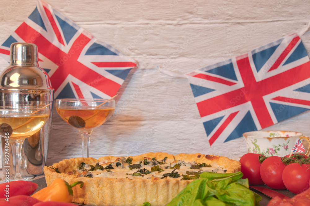 King Charles coronation official dish spinach quiche celebration party