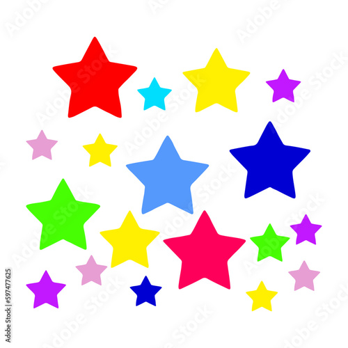 Rainbow Stars Svg  Stars SVG  Pride Stars svg  Rainbow svg  pride svg  Cut Files Cricut  Silhouette  Svg Files for Cricut