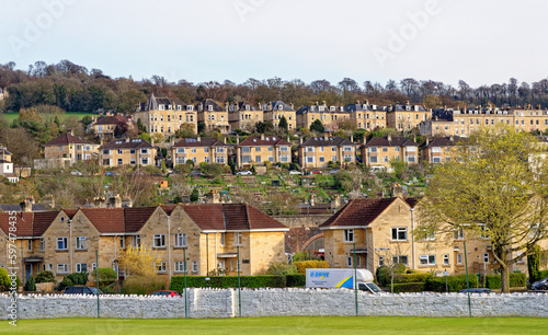 Terraced houses in Bath, England