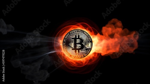 Bitcoin on fire 