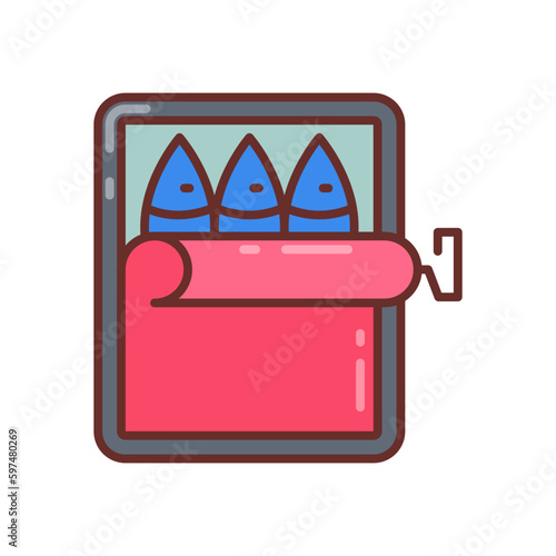 Canned Goods icon in vector. Illustration