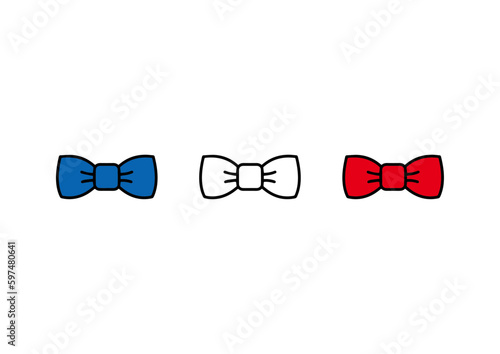 vector bow tie men accessory outfit design