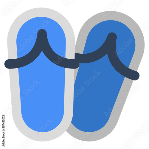 An icon design of flip flop