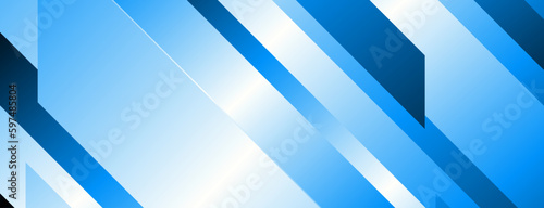 blue gradient abstract geometric background. Modern shape concept.