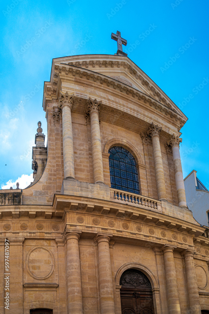 The historical Protestant church in Paris, France