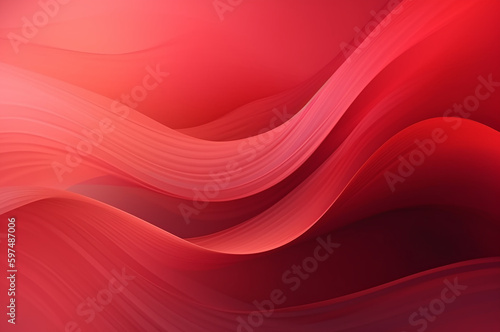 Red abstract vawy background texture © Kiss