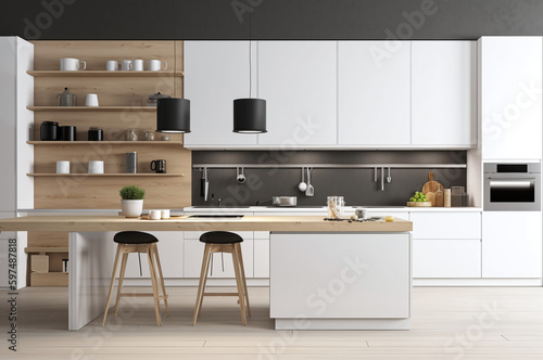 Modern kitchen luxury design