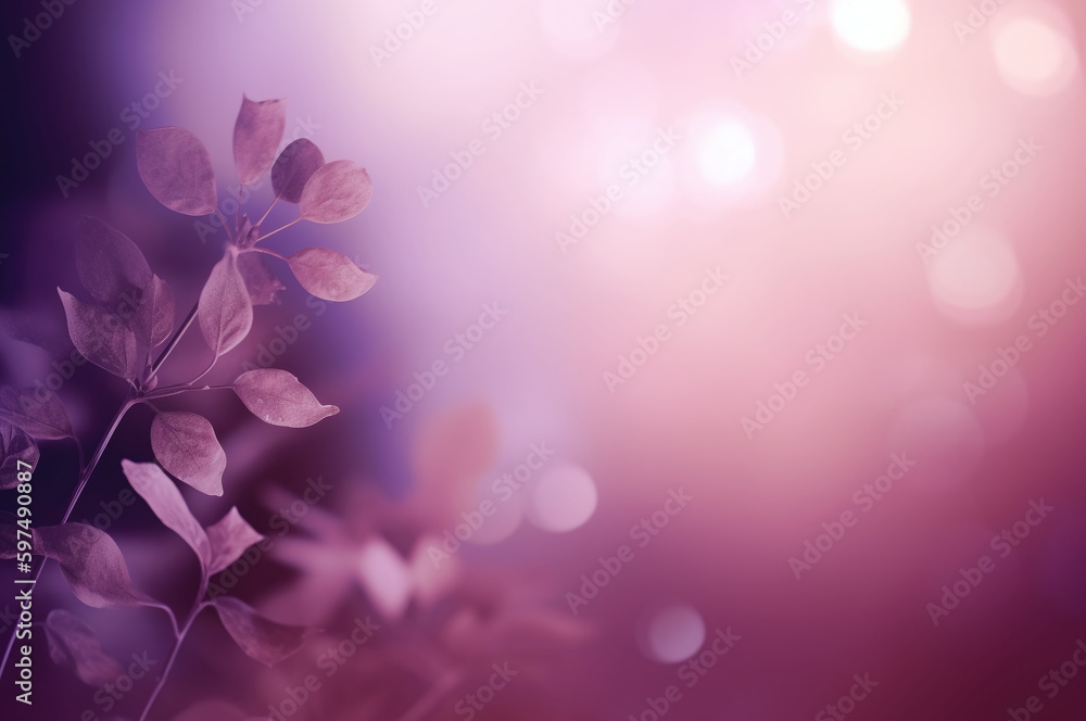 Soft purple floral background