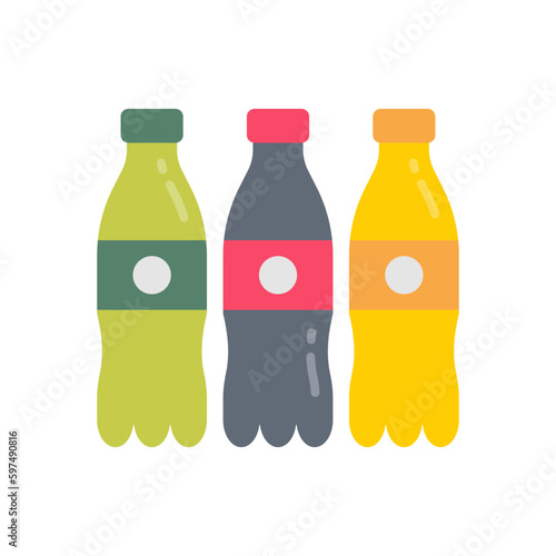 Carbonated Beverages icon in vector. Illustration