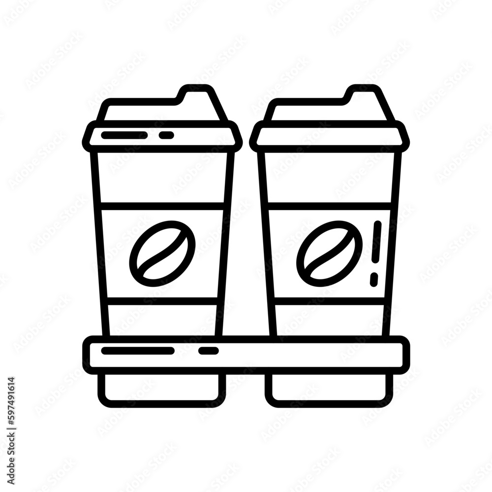 Coffee icon in vector. Illustration Coffee icon in vector. Illustration
