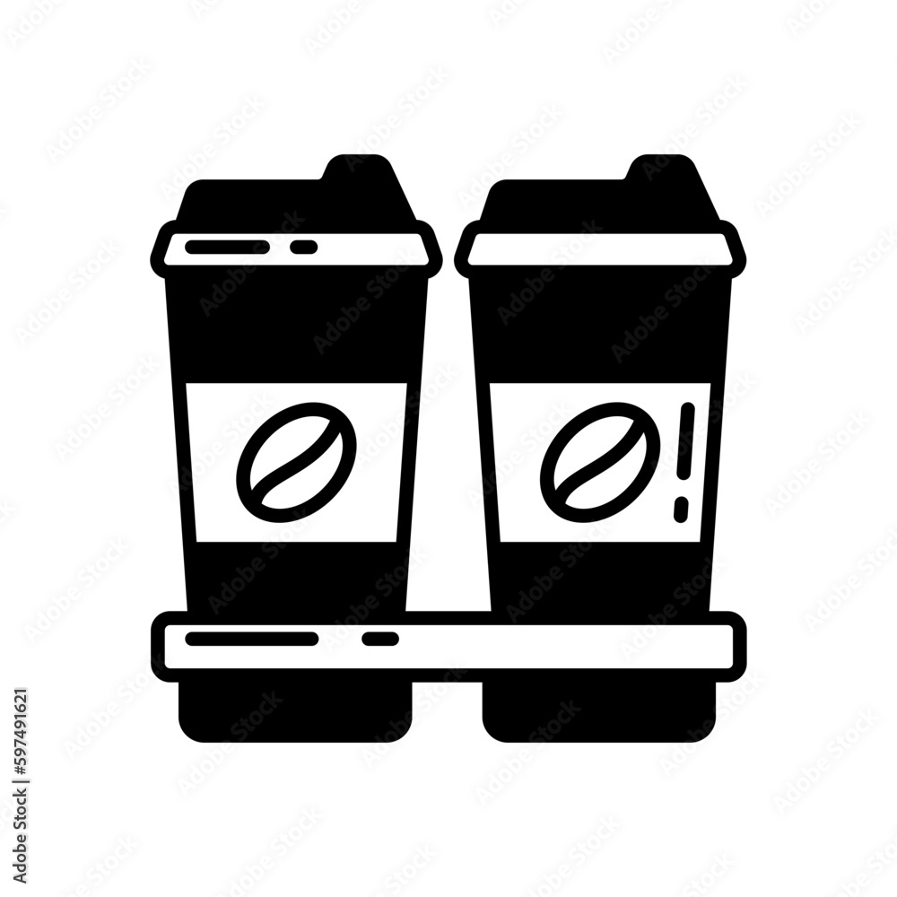 Coffee icon in vector. Illustration Coffee icon in vector. Illustration