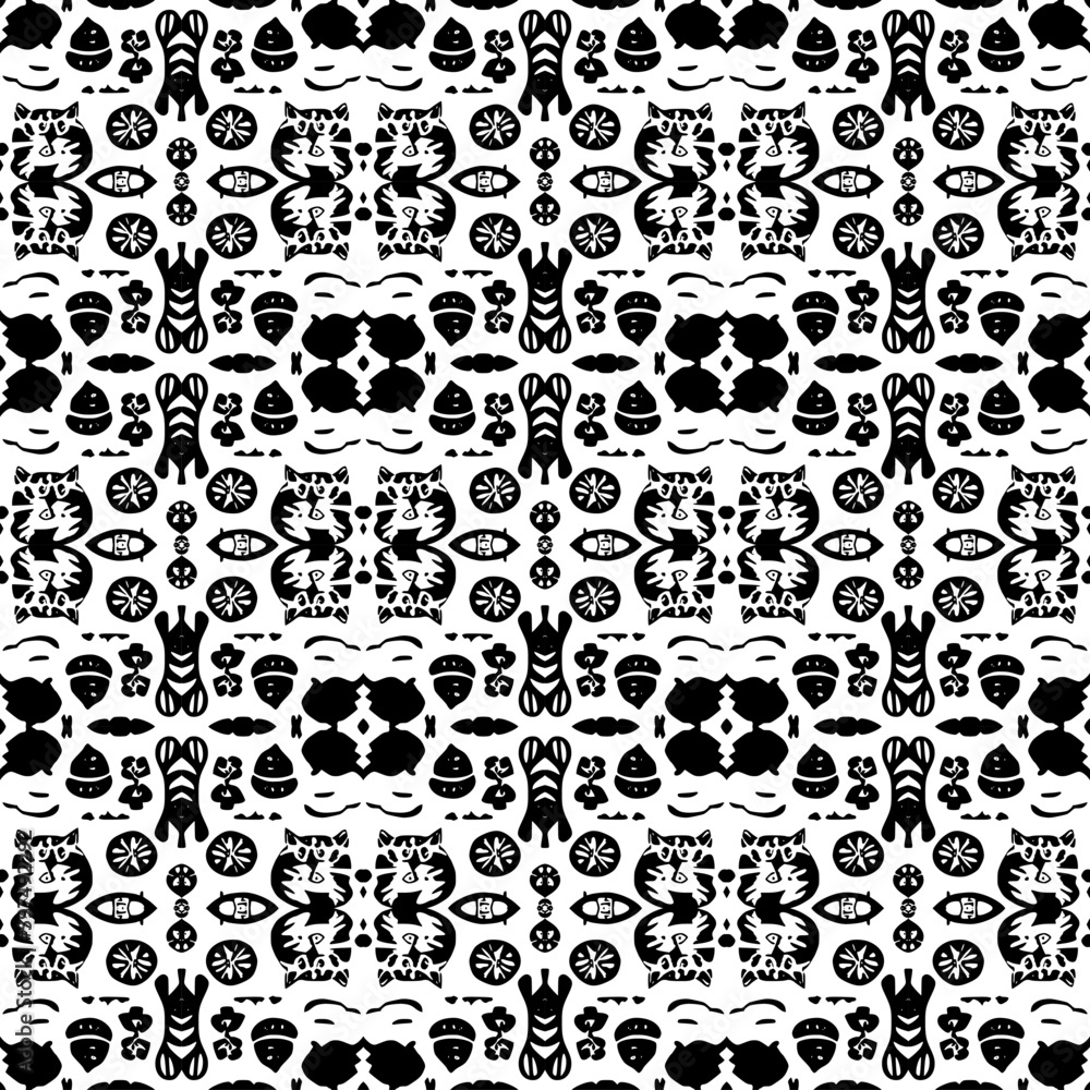 A creative geometric abstract print with seamless geometry tile fabric ornaments would make a unique and eye-catching decoration. A creative geometric abstract print with seamless geometry tile fabric ornaments would make a unique and eye-catching decoration.