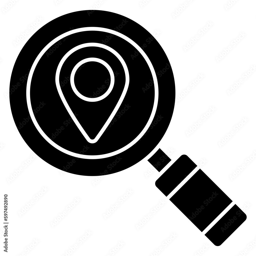A premium download icon of search location A premium download icon of search location