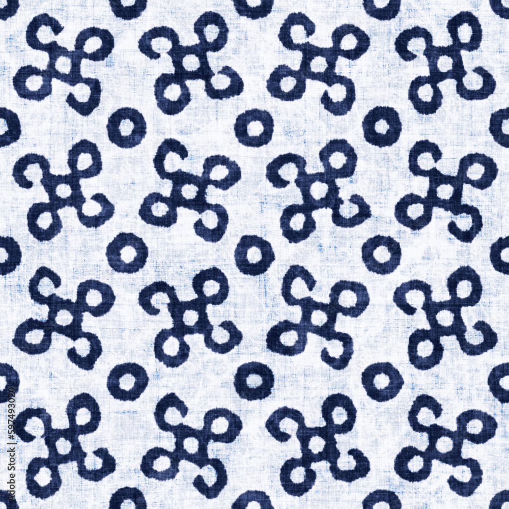 Bleached Effect Textured Ethnic Ornate Pattern Bleached Effect Textured Ethnic Ornate Pattern
