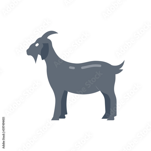 Goat icon in vector. Illustration