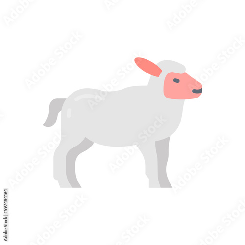 Lamb icon in vector. Illustration