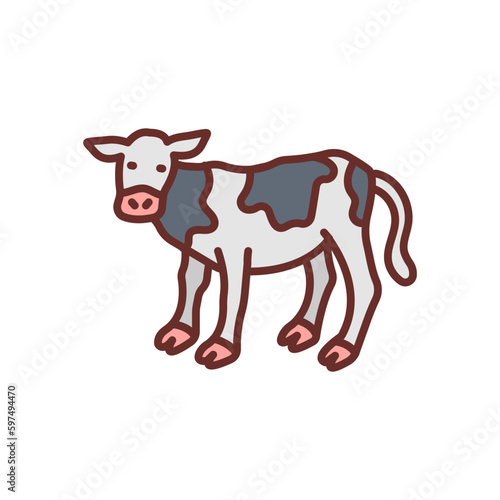 Veal icon in vector. Illustration