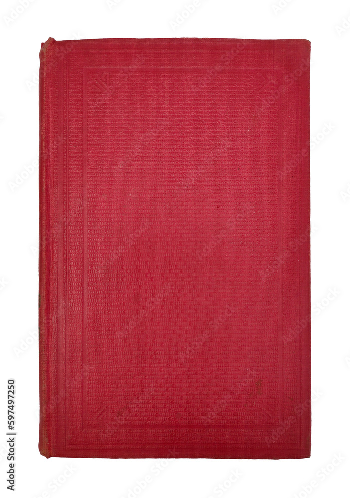 Red book without shadow on white background Red book without shadow on white background