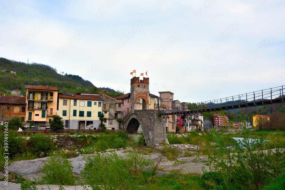 the bridge of the gaietta millesimo Savona Italy