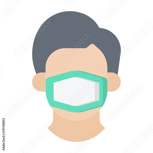 Facemask Flat Icon