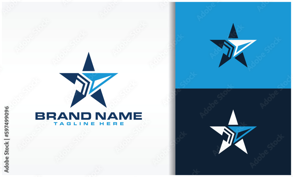 Arrow and Star Logo Arrow and Star Logo