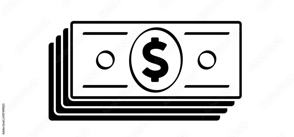 Cartoon bundle usa paper money icon or logo. Vector dollar, money notes or money bill. Bills for cash and currency. Banknotes, banking finance investment. America, vs flag. Cartoon bundle usa paper money icon or logo. Vector dollar, money notes or money bill. Bills for cash and currency. Banknotes, banking finance investment. America, vs flag.
