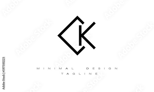 CK or KC Minimal Logo Design Vector Art Illustration Free Download CK or KC Minimal Logo Design Vector Art Illustration - GFXLoad