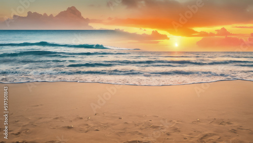 sunset over the beach © Multiverso Design