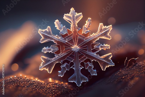snowflake background design