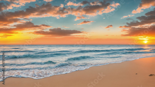 sunset over the beach © Multiverso Design
