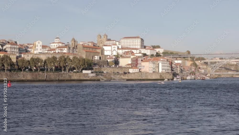 River, Ribeira in Porto, Portugal River, Ribeira in Porto, Portugal