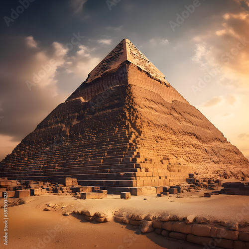 The Ancient Alien Theory and its Implications on Egyptian History  generative AI