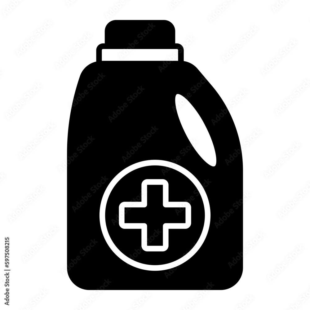Obraz premium Detergent Glyph Icon