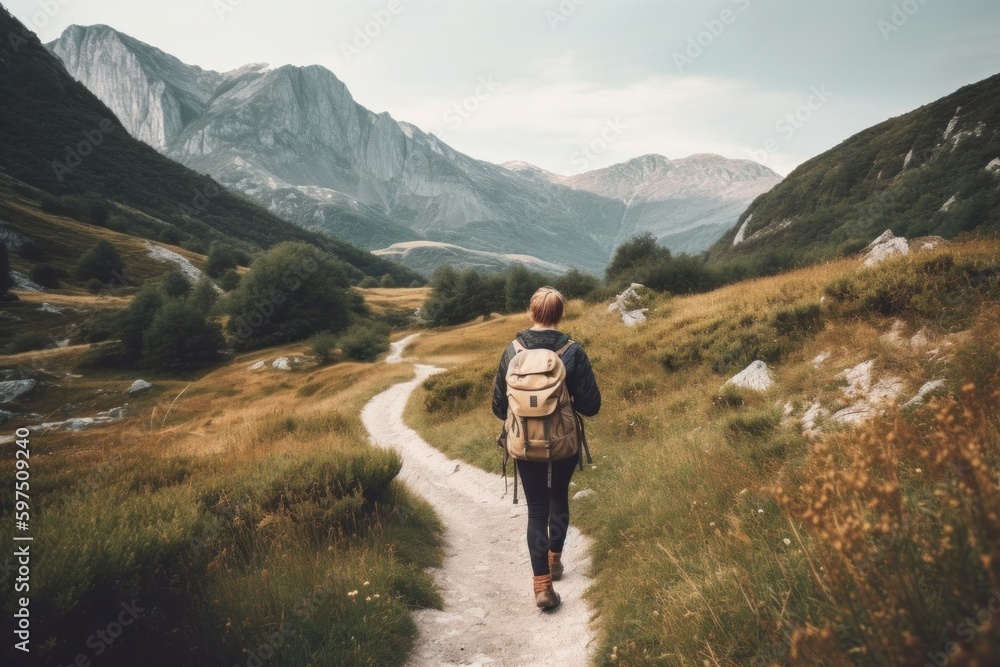 Hiking in the mountains is an exhilarating and rewarding experience. The fresh mountain air and stunning scenery provide a perfect escape from the hustle and bustle of everyday life. Generative AI.