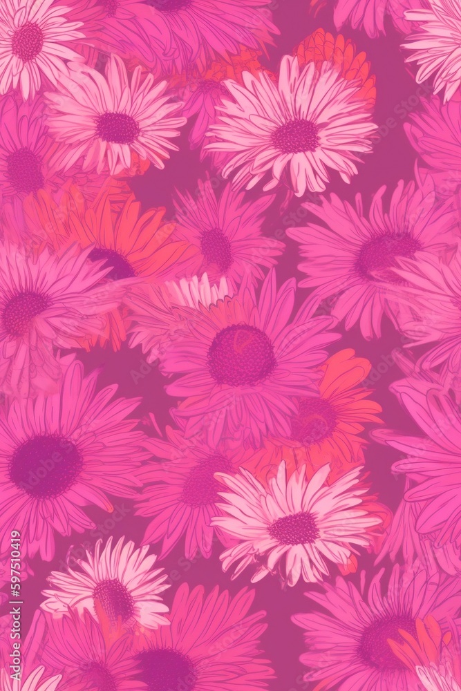 A beautiful purplish pink background of flowers A beautiful purplish pink background of flowers