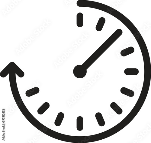 Uptime and downtime icon