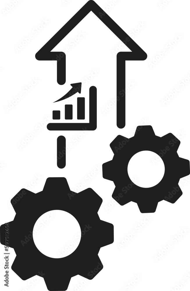 operational excellence, efficiency icon