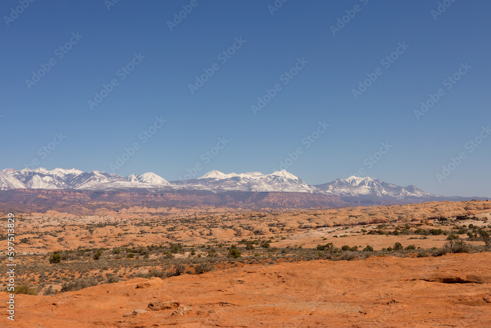 Fototapeta premium View of famous Delicate Arch in Arches National Park in Moab
