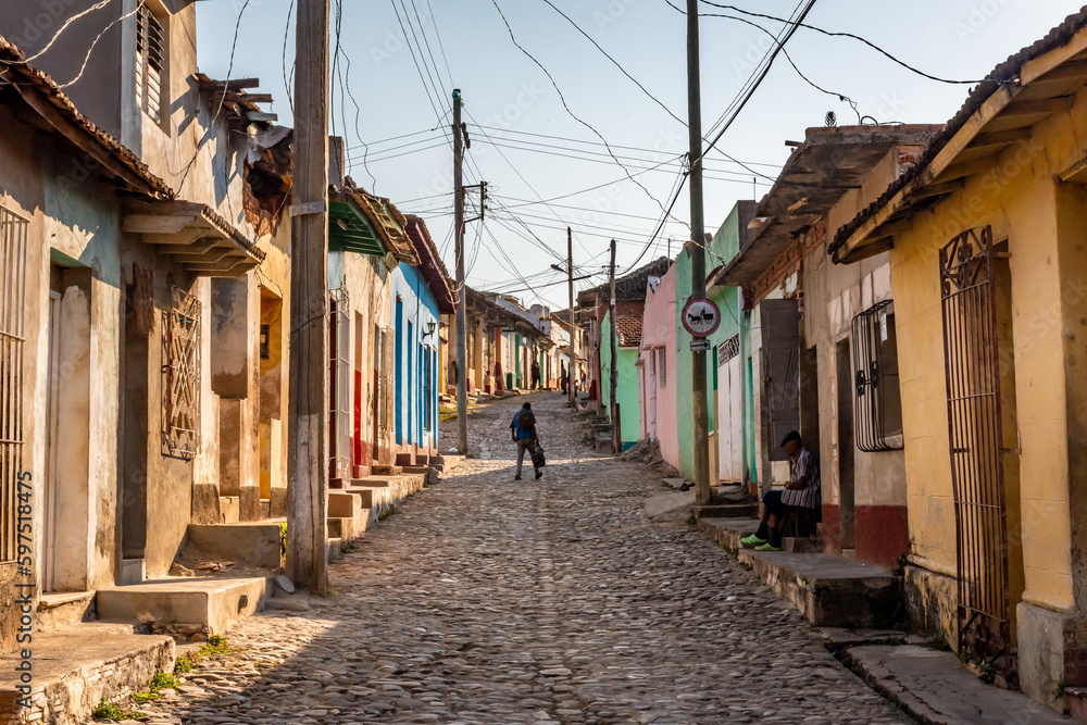In the alleys and historic districts of Trinidad